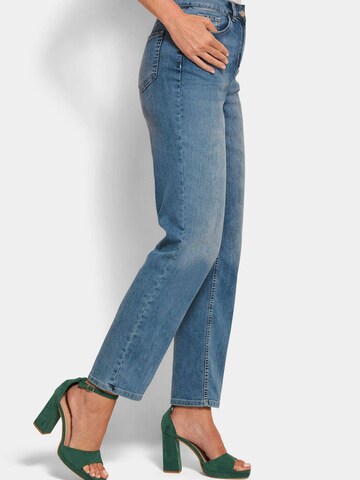 Goldner Regular Jeans ' CARLA ' in Blau
