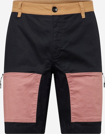 Maloja Regularen Outdoor hlače 'Crosa' | črna barva: sprednja stran