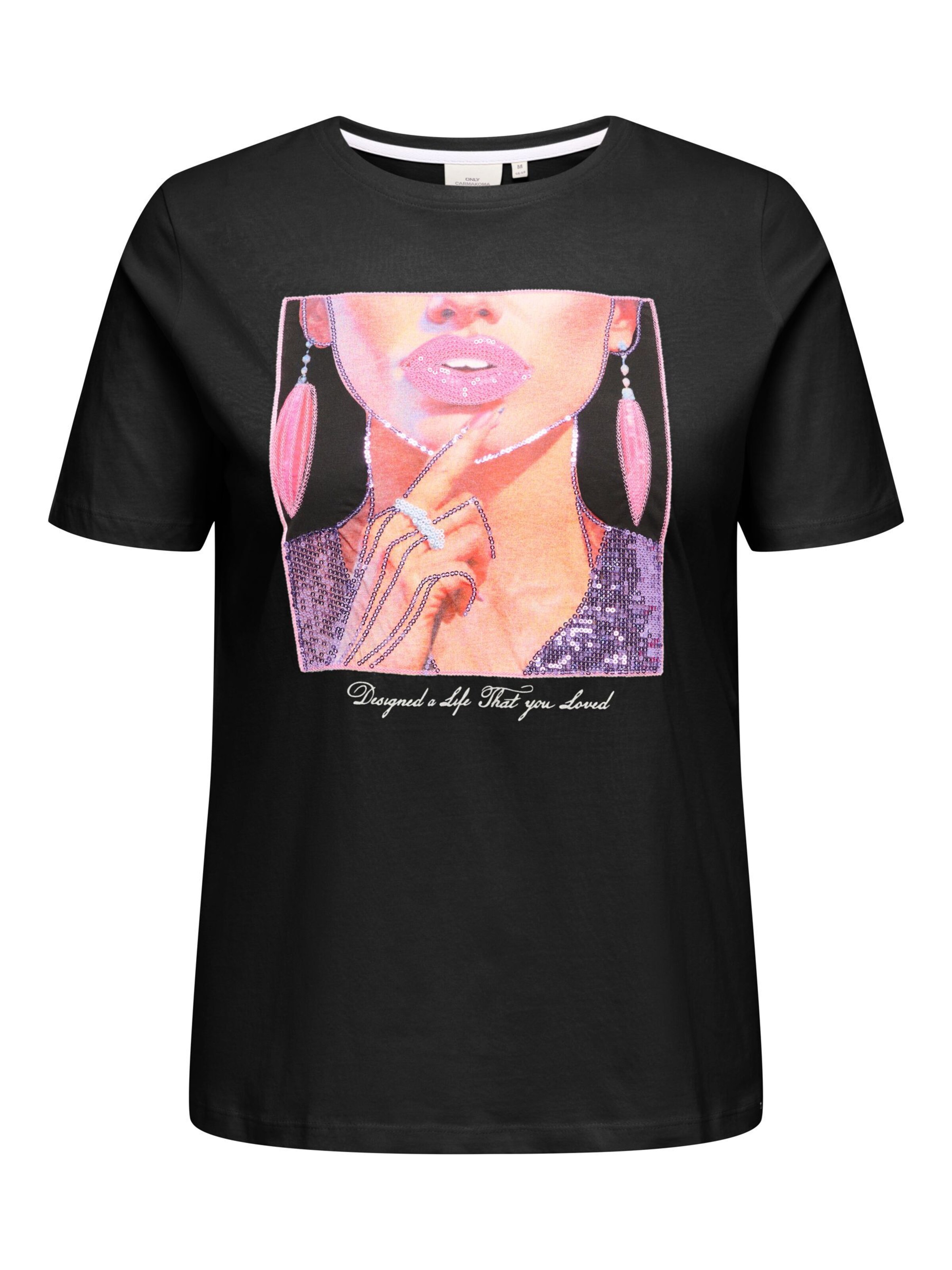 ONLY Carmakoma Shirt in Black: front