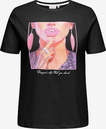 ONLY Carmakoma Shirt in Black: front