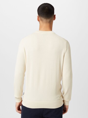 Pull-over 'Ecaio' BOSS Black en blanc