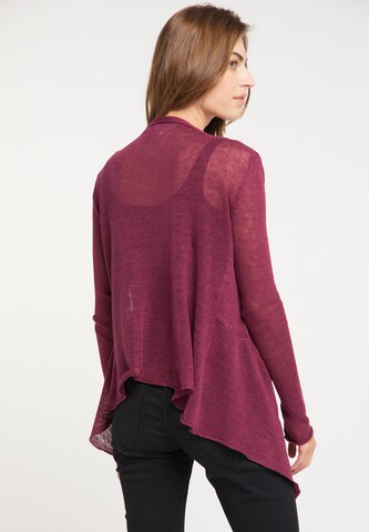 Usha Knit Cardigan in Purple