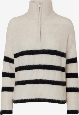 SELECTED FEMME Sweater 'MALINE' in Beige: front