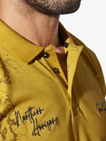 Jan Vanderstorm Shirt 'Morkstad' in Yellow