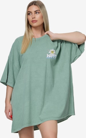 Worldclassca Oversizeshirt in Grün: Vorderseite