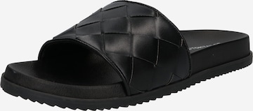 TOM TAILOR - Sapato aberto em preto: frente