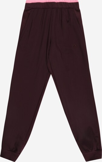 ADIDAS PERFORMANCE Sports trousers in Brown / Pink, Item view