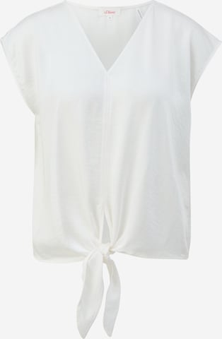 s.Oliver - Blusa en blanco: frente