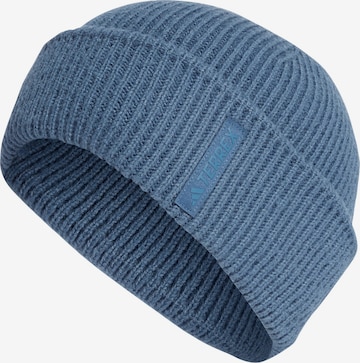 ADIDAS TERREX Athletic Hat in Blue: front
