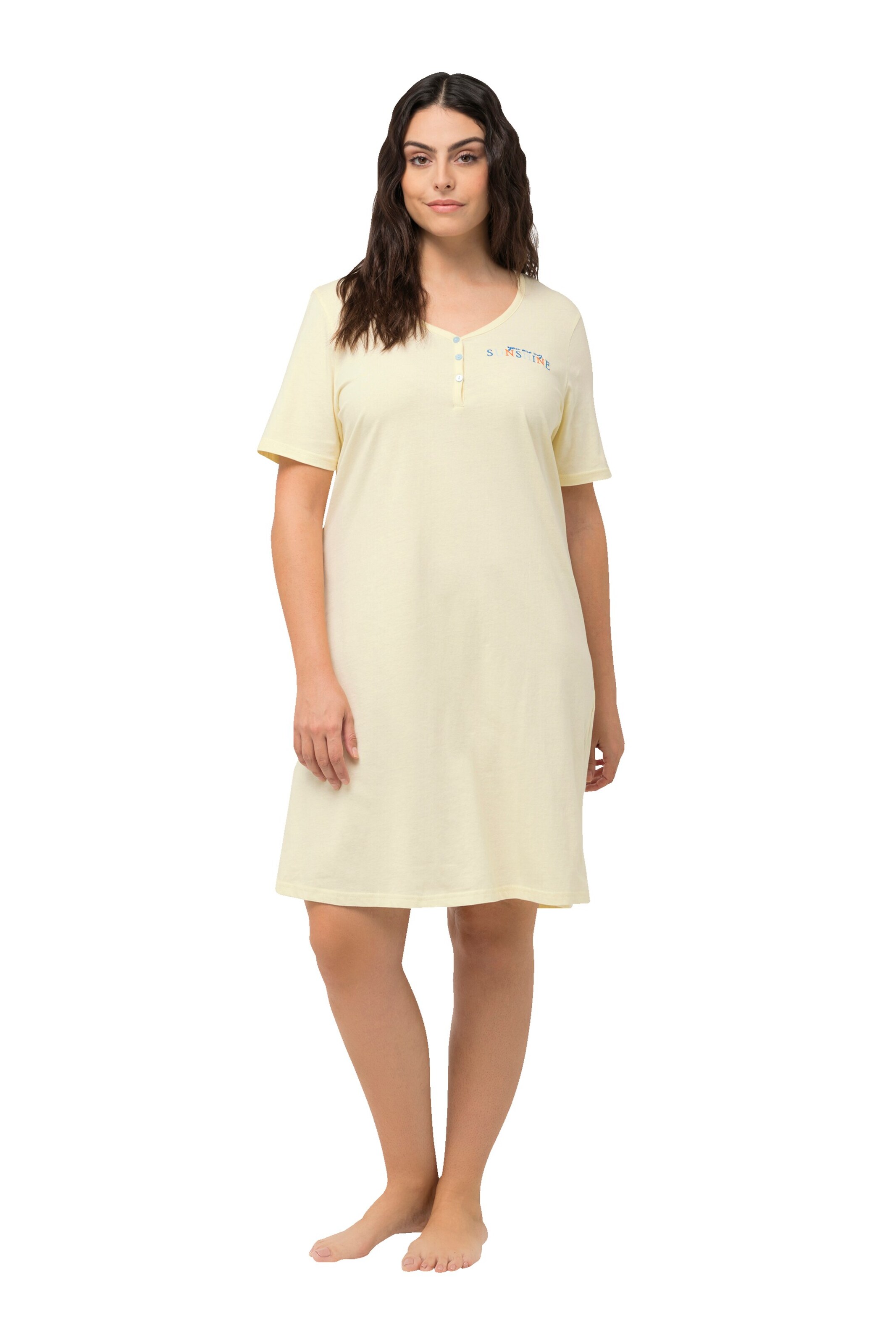 Ulla Popken Nightgown in Blue: front