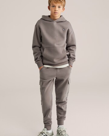 WE Fashion Regular Byxa i grå