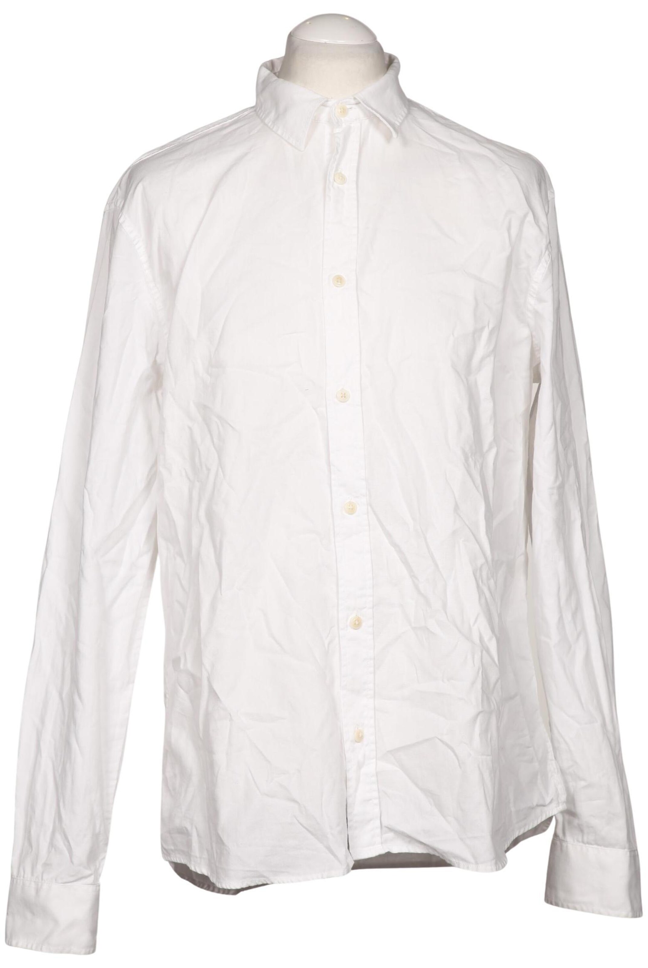 ARMEDANGELS Button Up Shirt in XL in White: front