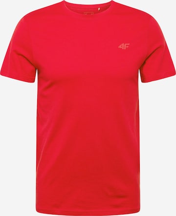 4F - Camiseta funcional en rojo: frente