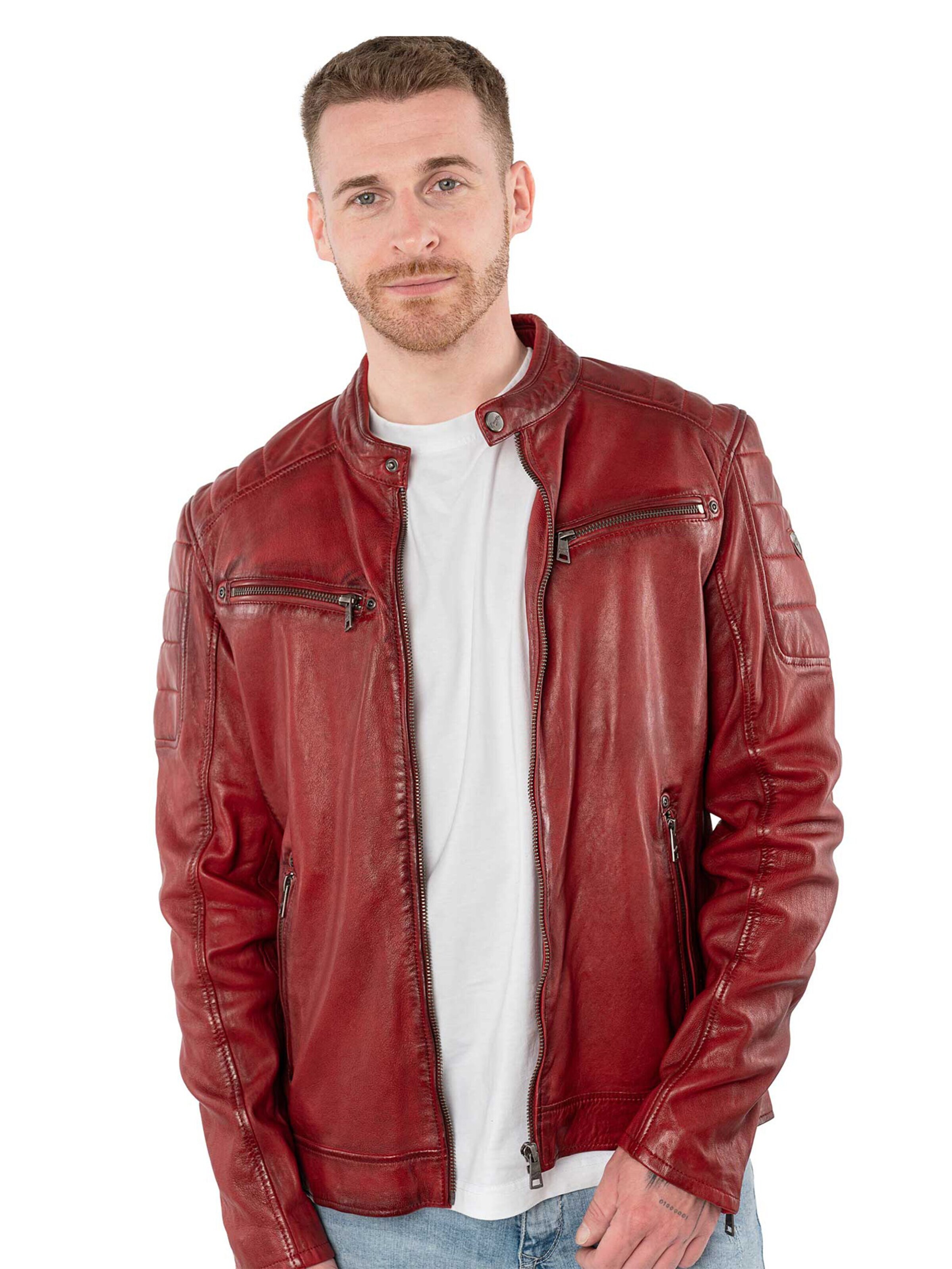Veste mi-saison 'MMDerry' Mauritius en rouge : devant