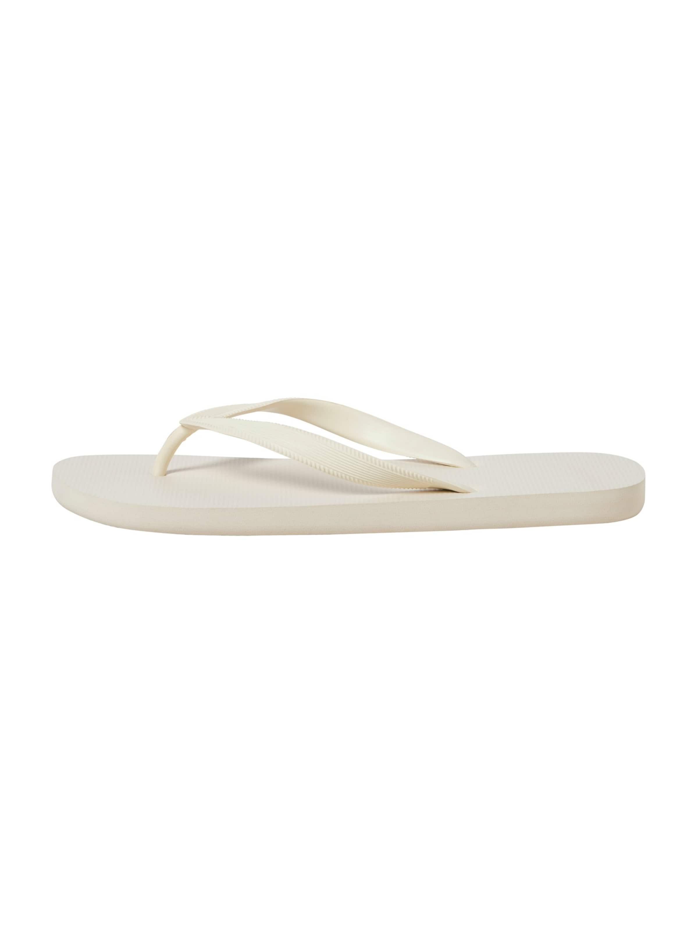 JACK & JONES T-Bar Sandals 'JFWSOLID' in Beige: front