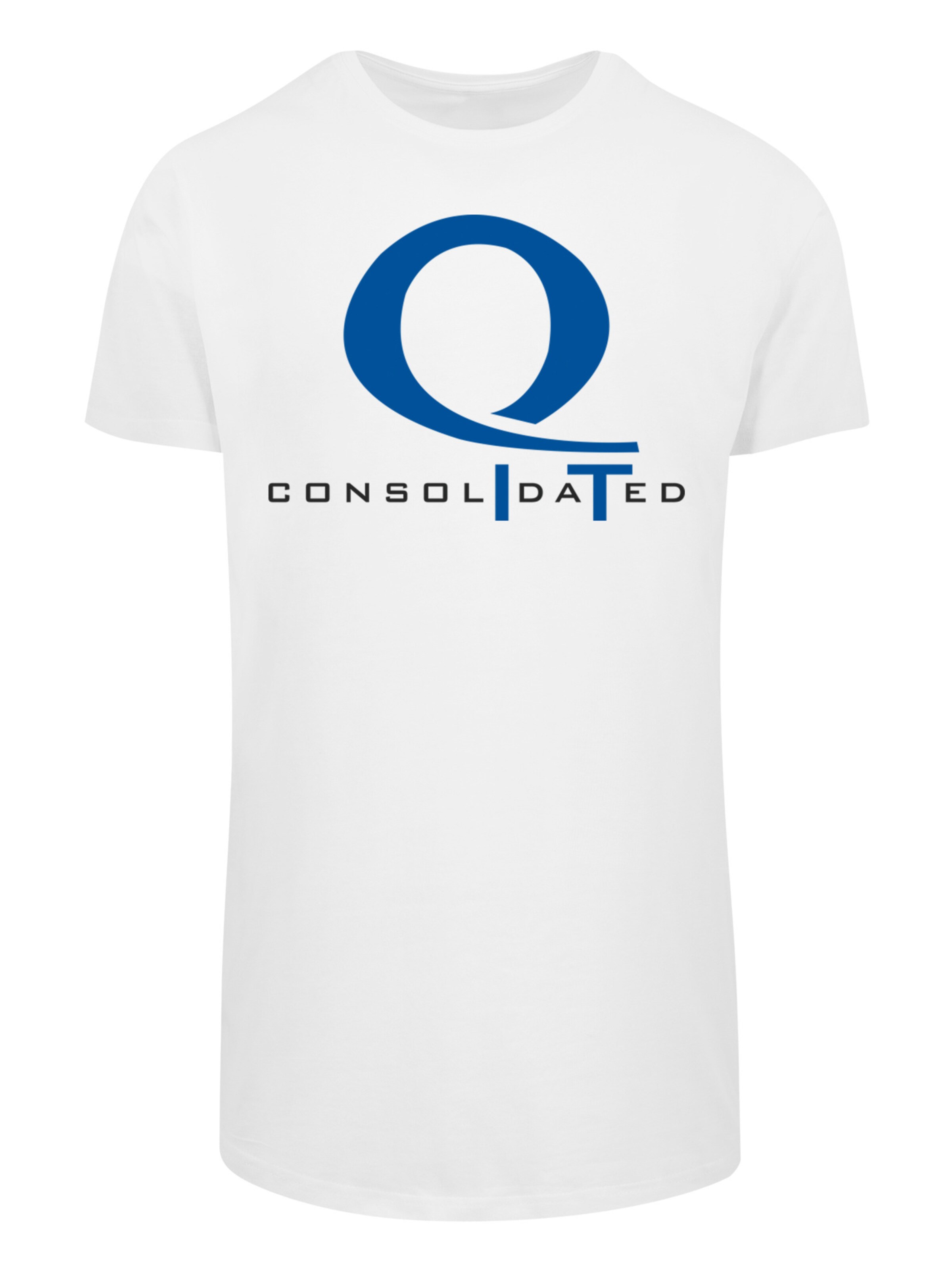 F4NT4STIC Shirt 'DC Comics Arrow Queen Consolidated' in Wit: voorkant