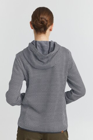 Oxmo Fleece Jacket 'Pebbles' in Grey