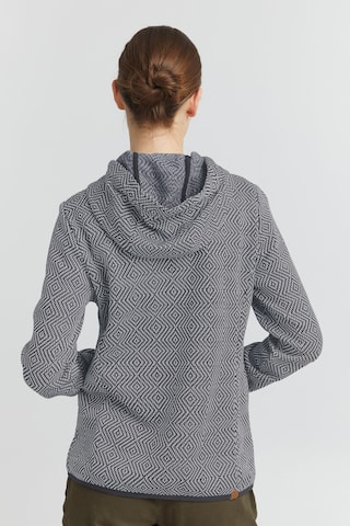 Oxmo Fleece Jacket 'Pebbles' in Grey