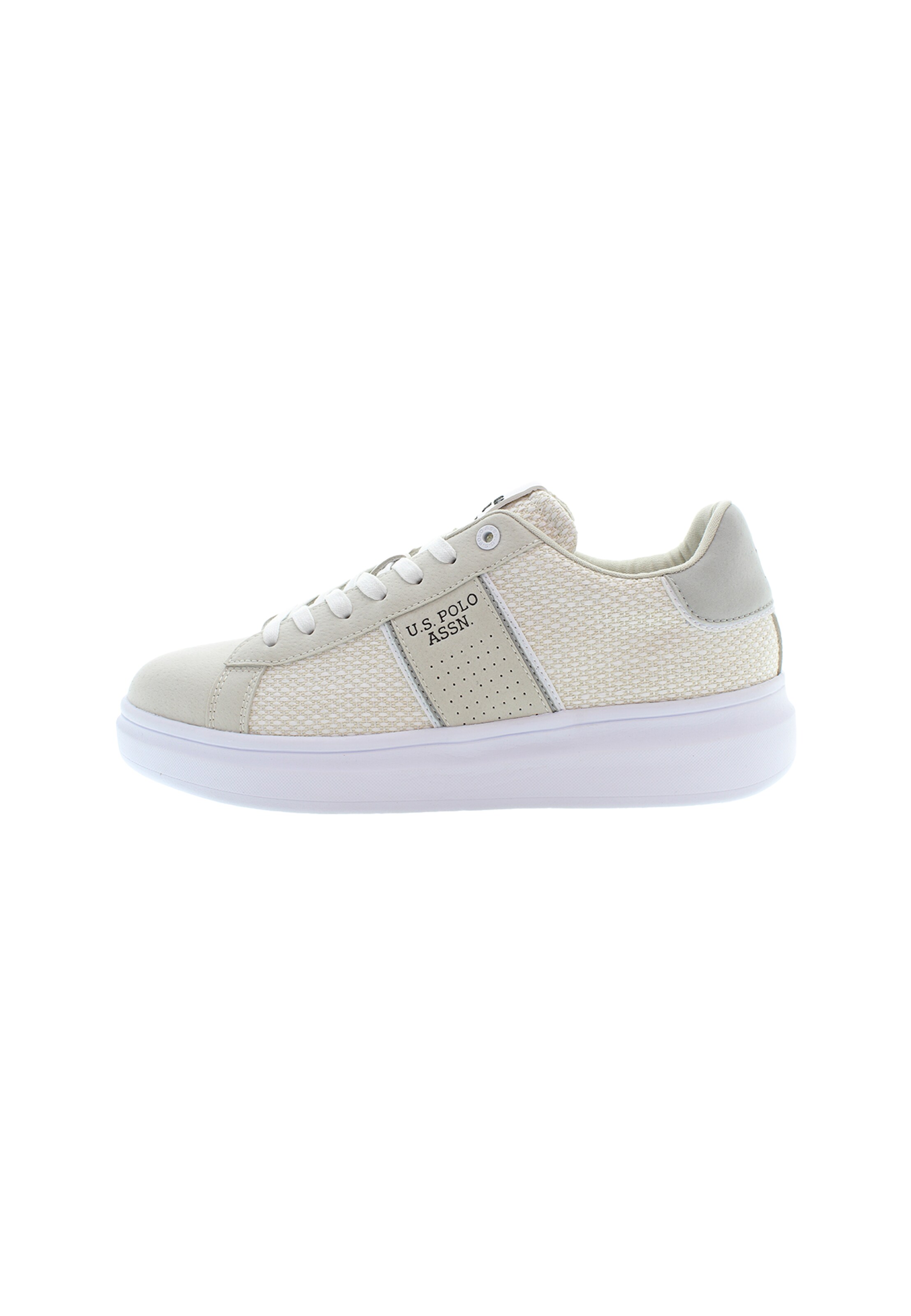 Sneaker bassa 'Caius' di U.S. POLO ASSN. in bianco: frontale