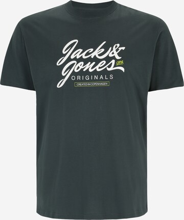 Jack & Jones Plus Tričko 'SYMBOL' – zelená: přední strana