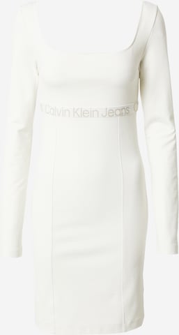 Calvin Klein Jeans Jurk 'MILANO' in Wit: voorkant