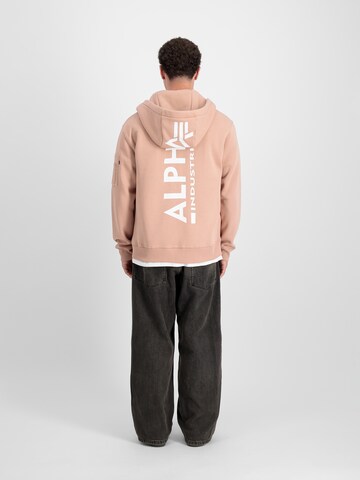ALPHA INDUSTRIES - Sudadera con cremallera en naranja