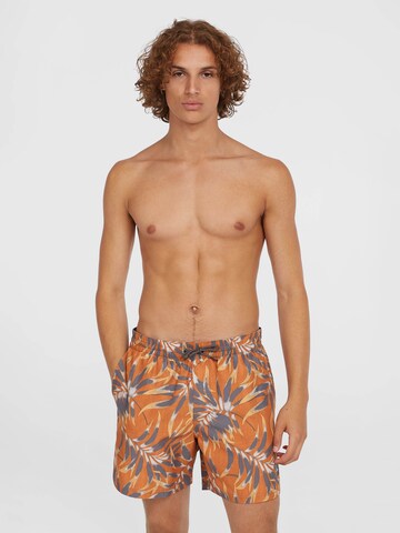Pantaloncini da bagno 'Cali' di O'NEILL in arancione: frontale