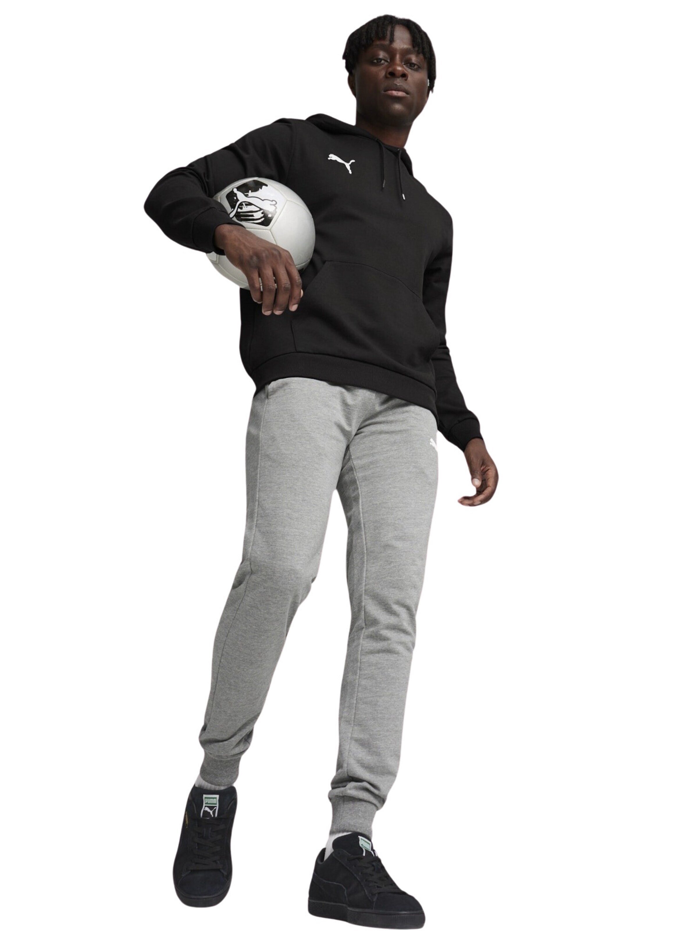 PUMA Sportsweatshirt 'Team Goal' i sort