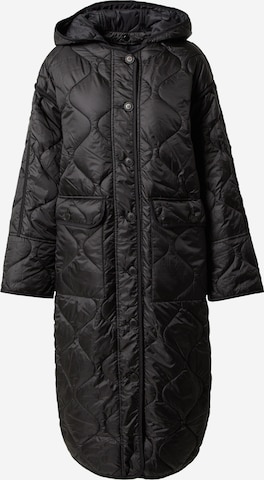 Manteau mi-saison Warehouse en noir : devant