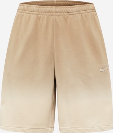 Pantaloni di Nike Sportswear in marrone: frontale