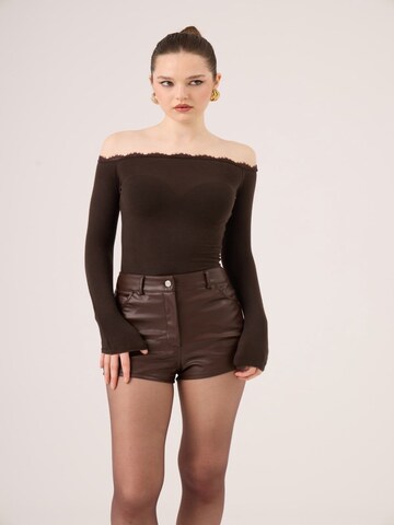 Chemisier HOLLY LOLLY en marron