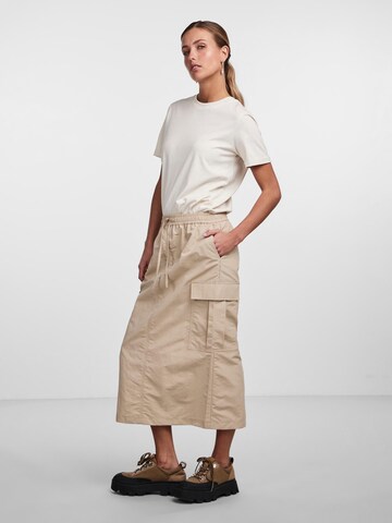 PIECES Rok 'JILL' in Beige