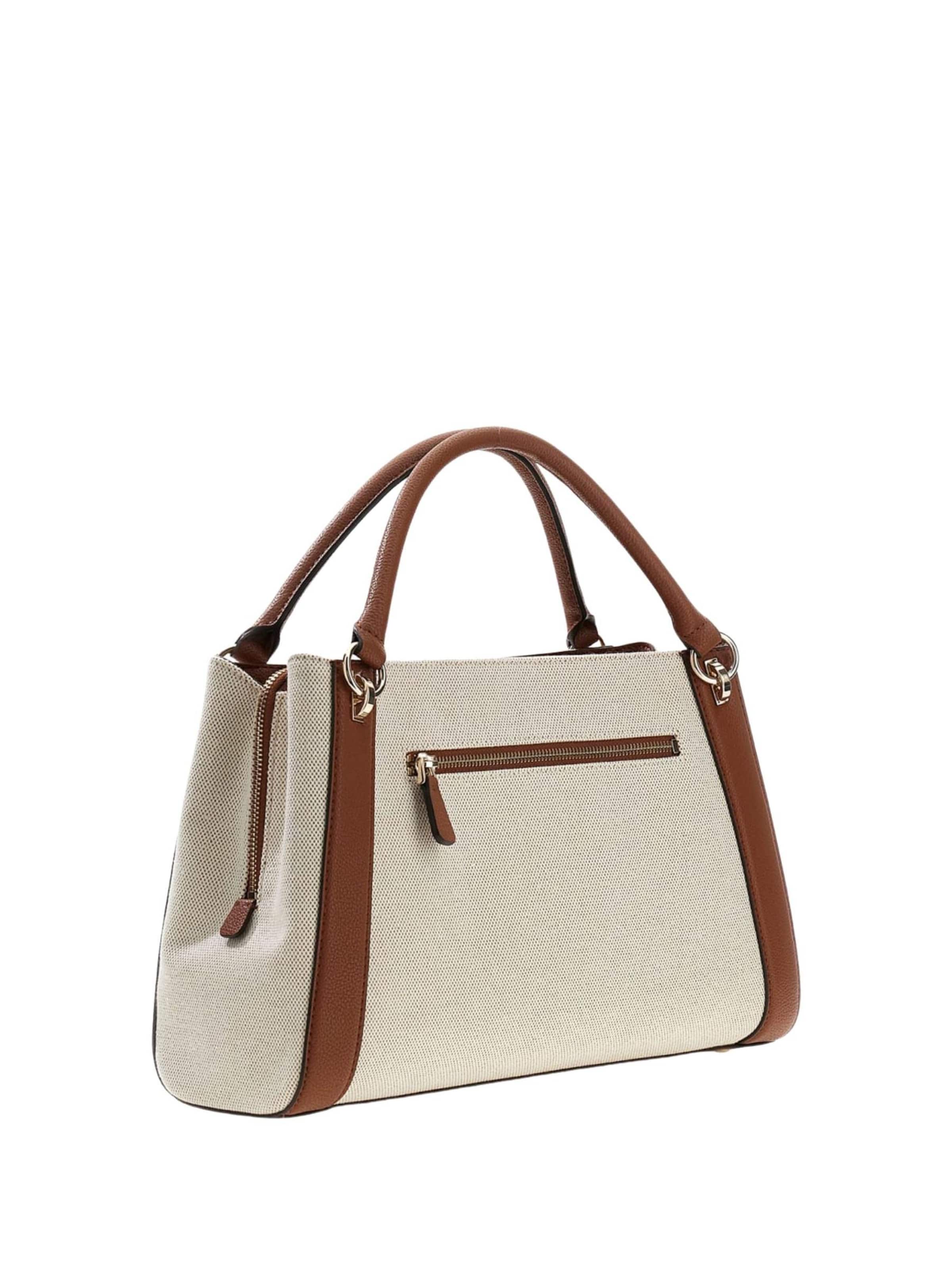 GUESS Schoudertas 'Guess Sac Bandoulière Karnilla Girlfriend Natural/Cognac' in Bruin