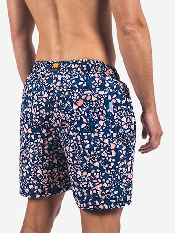 Shorts de bain ' TERRAZZO SEAQUAL®YARN ' Trendsplant en bleu