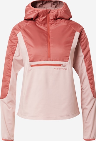 KariTraa Outdoor Jacket 'HENNI' in Pink: front