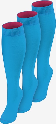 normani Kniestrümpfe in Blau: Vorderseite