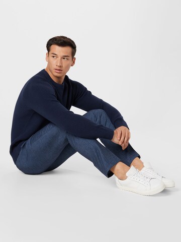 SELECTED HOMME Pullover 'Irven' in Blau