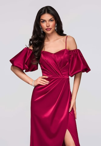 Ombre Evening dress in Red