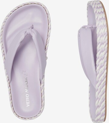 VERO MODA T-bar sandals in Purple