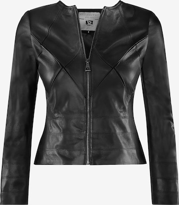 Giorgio di Mare Between-Season Jacket in Black: front