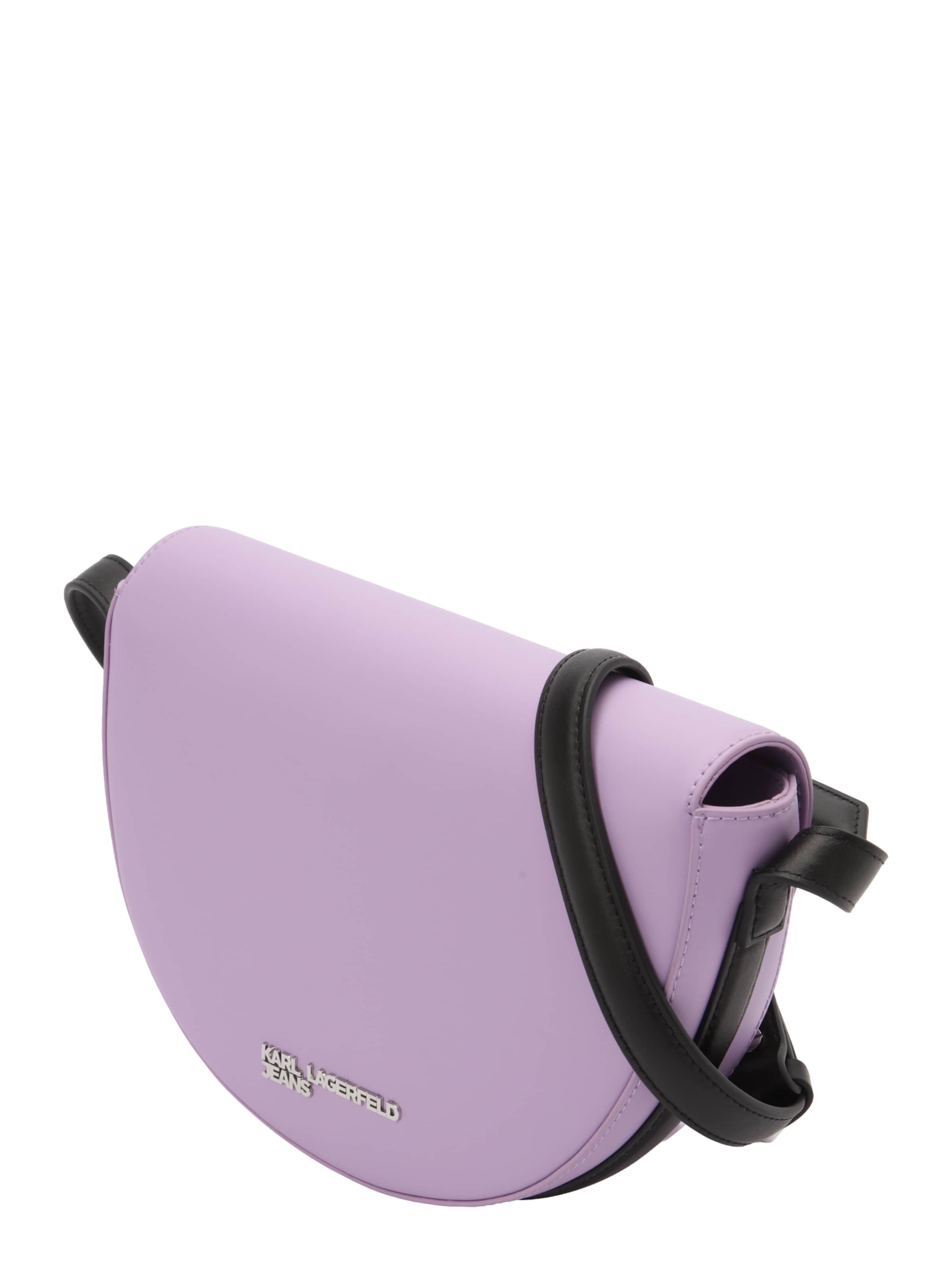 KARL LAGERFELD JEANS Torba za čez ramo 'IKON PEBBLE' | vijolična barva: ob strani