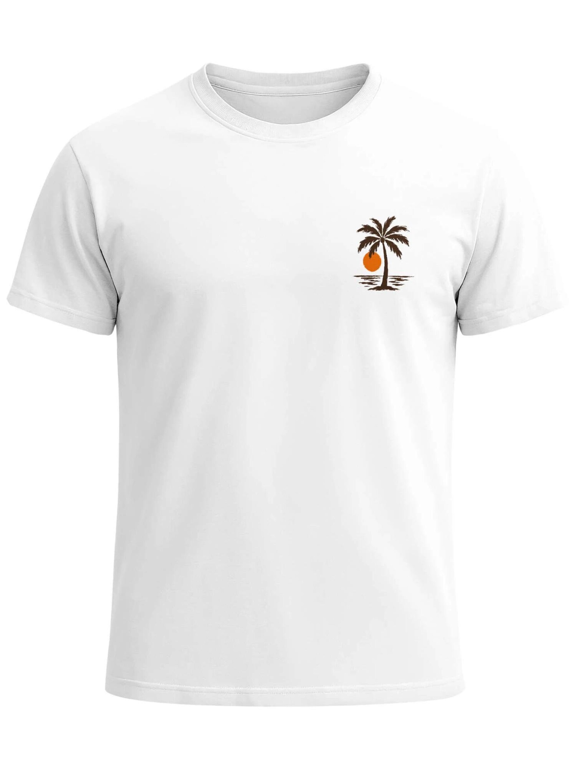 Neverless Shirt 'Beach Logo' in White: front