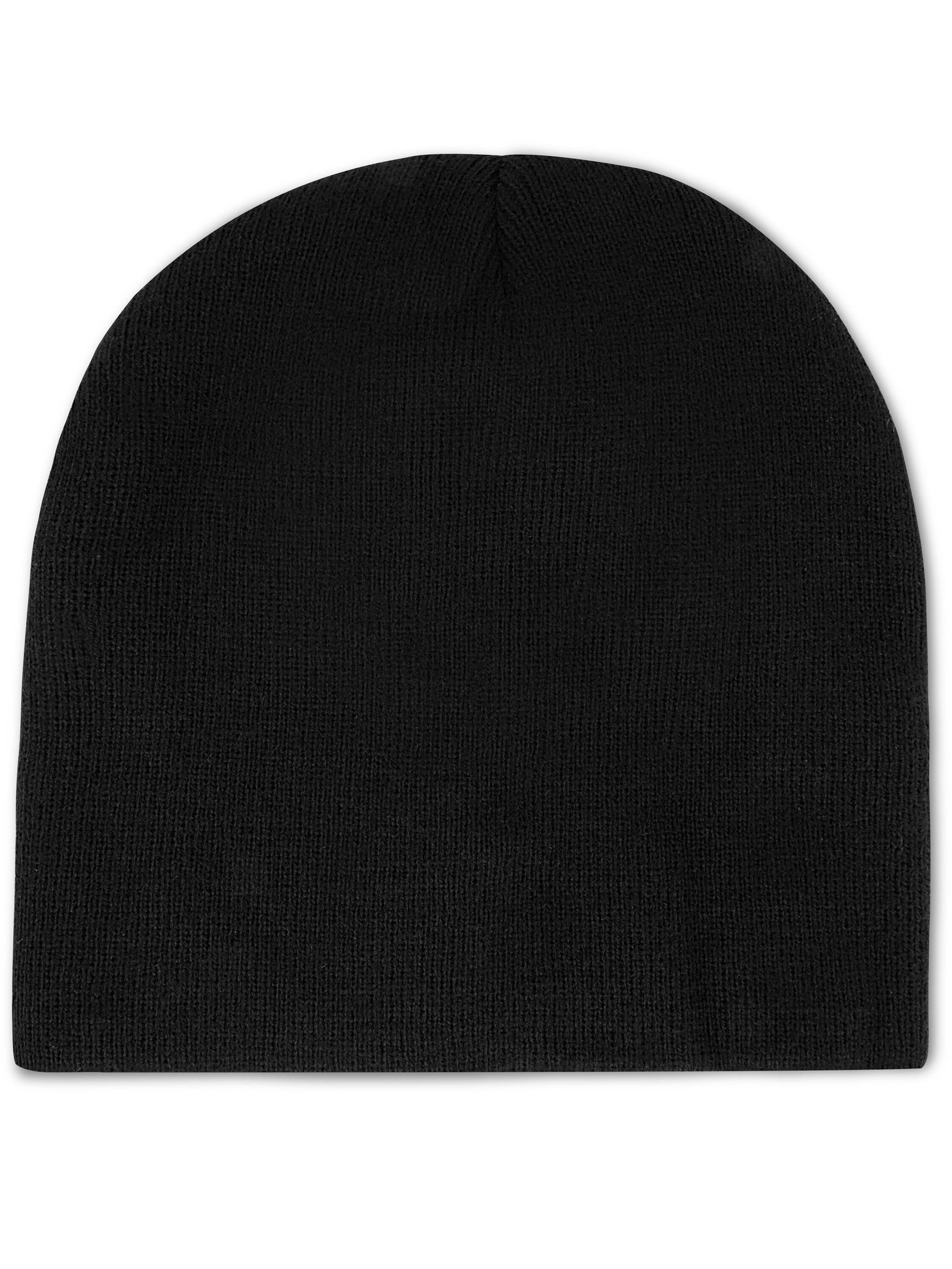 normani Mütze in Schwarz: Vorderseite