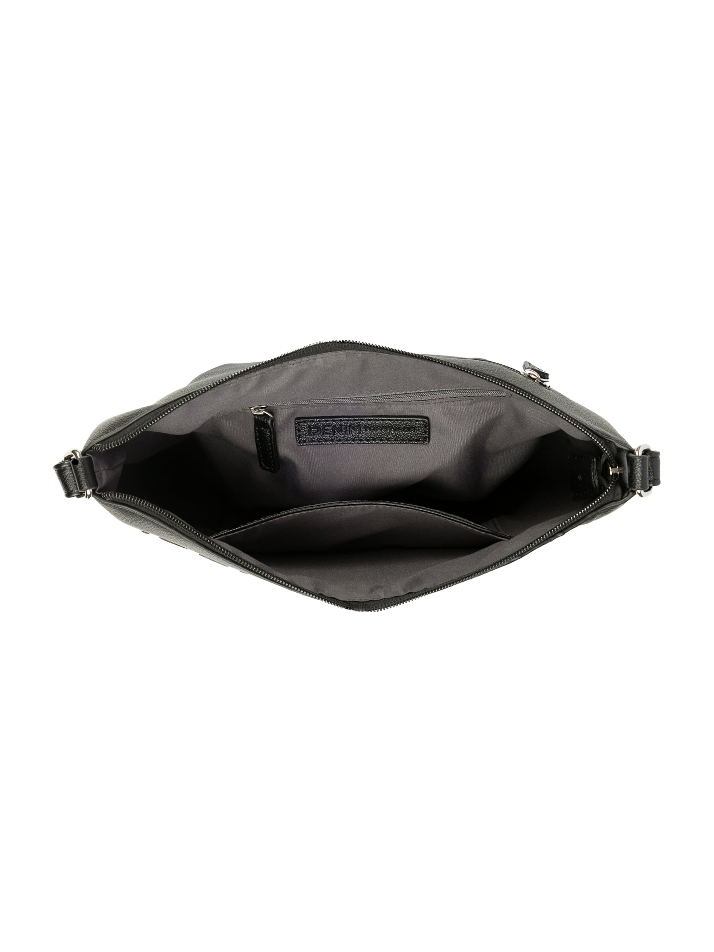 TOM TAILOR DENIM Torba za čez ramo 'Zephyra' | črna barva