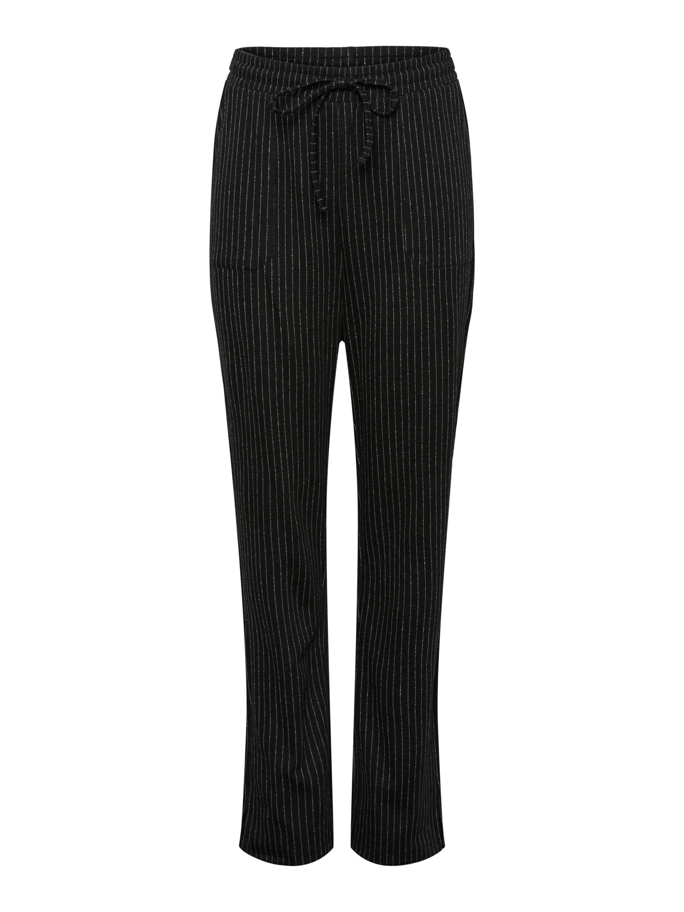 PIECES Regular Hose 'JANNAH' in Schwarz: Vorderseite