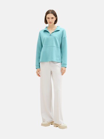 TOM TAILOR Sweatshirt in Blau