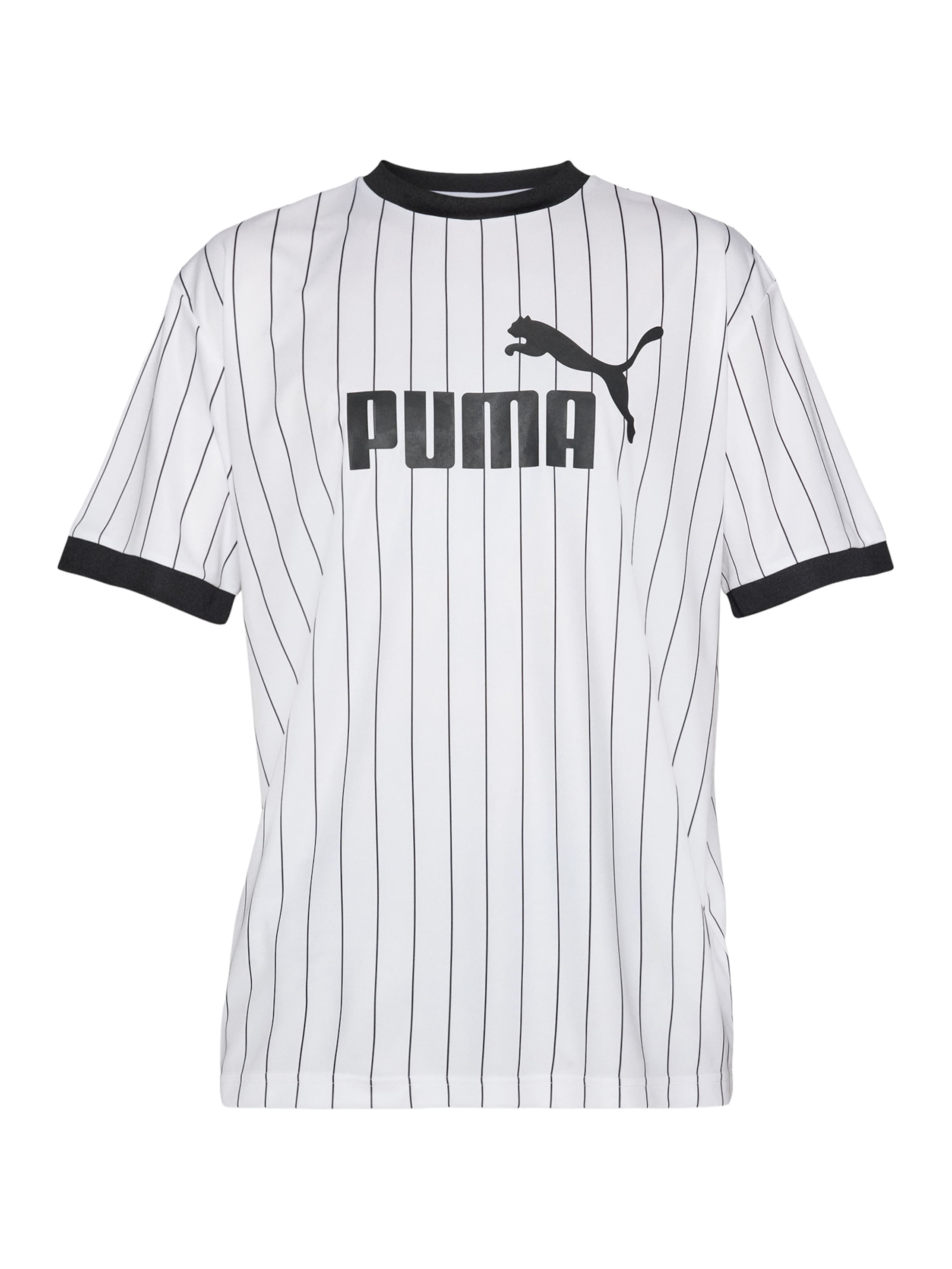PUMA Performance Shirt 'Essentials' in White: front