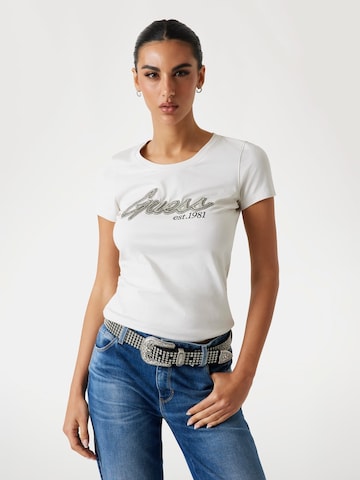 GUESS T-Shirt in Weiß: Vorderseite