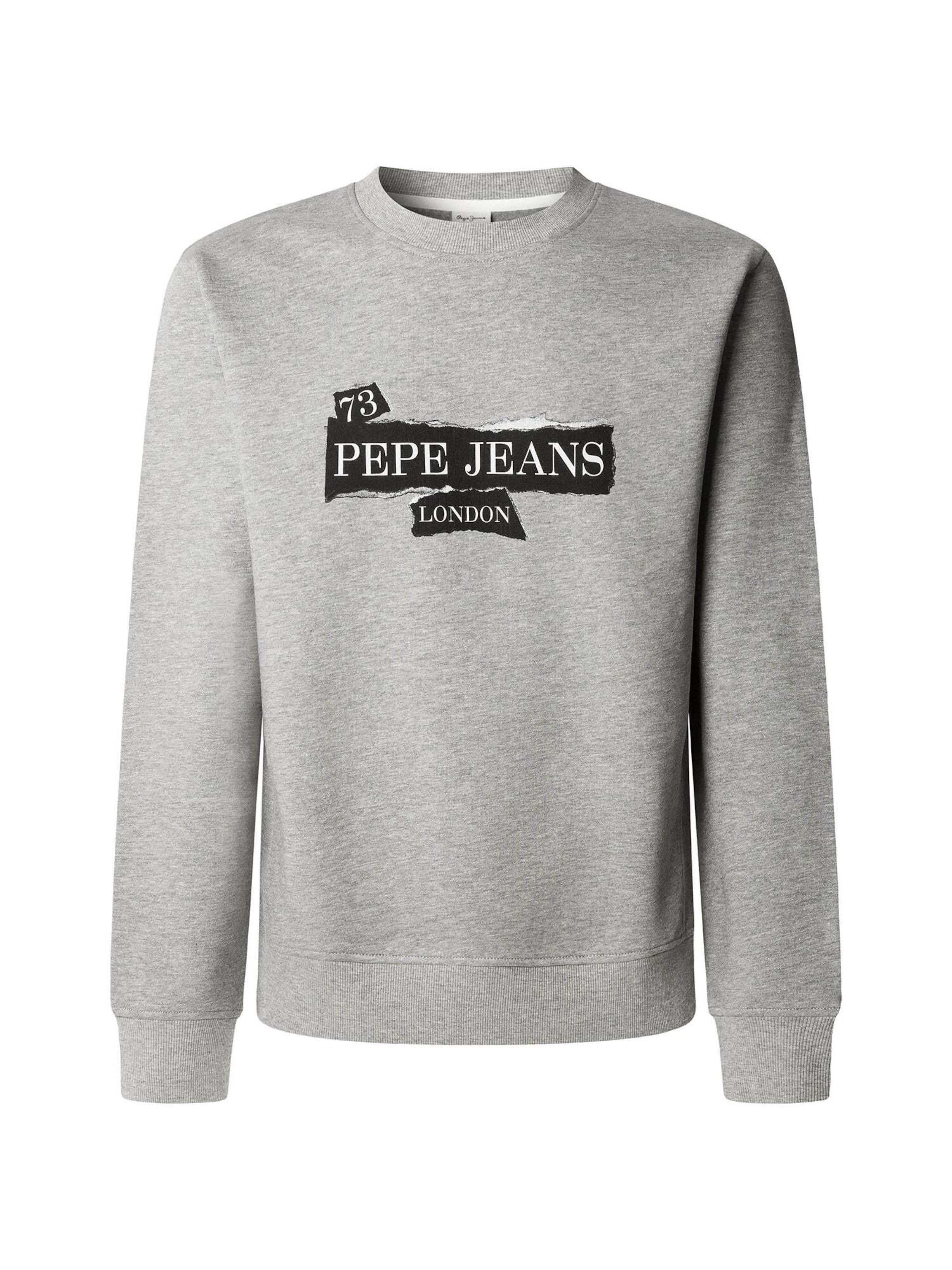 Sweat-shirt 'GUS' Pepe Jeans en gris : devant