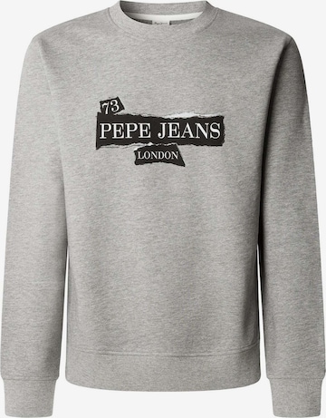Sweat-shirt 'GUS' Pepe Jeans en gris : devant